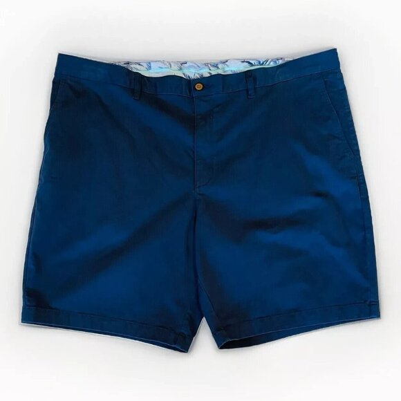 Tommy Bahama Men's Big & Tall 50RG Maritime Navy Stretch 9” Boracay Chino Shorts - Picture 1 of 9
